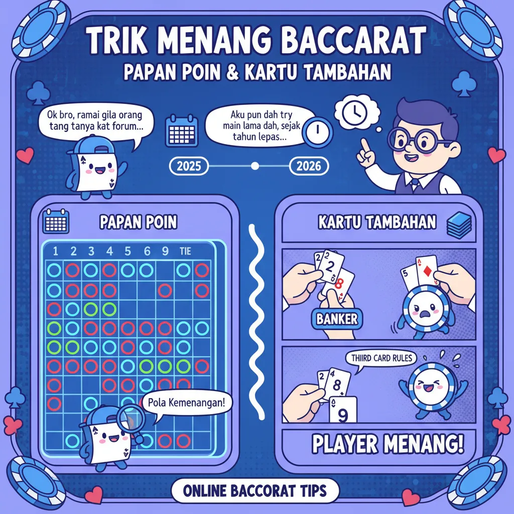 Trik Menang Baccarat: Papan Poin & Kartu Tambahan