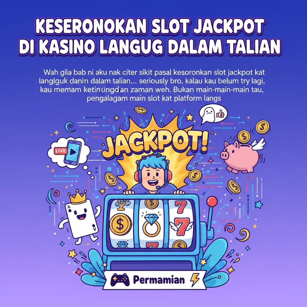 Keseronokan Slot Jackpot di Kasino Langsung Dalam Talian