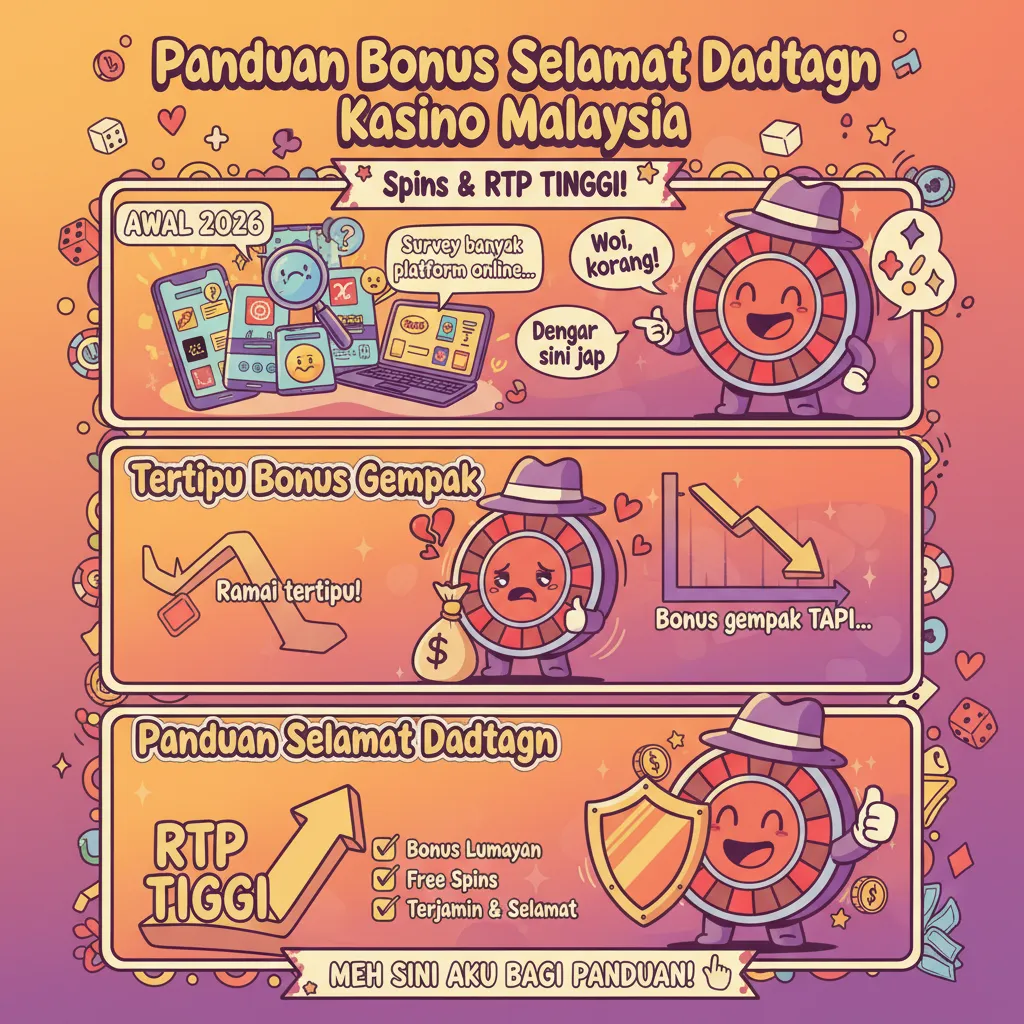 Panduan Bonus Selamat Datang Kasino Malaysia dengan Spins dan RTP Tinggi