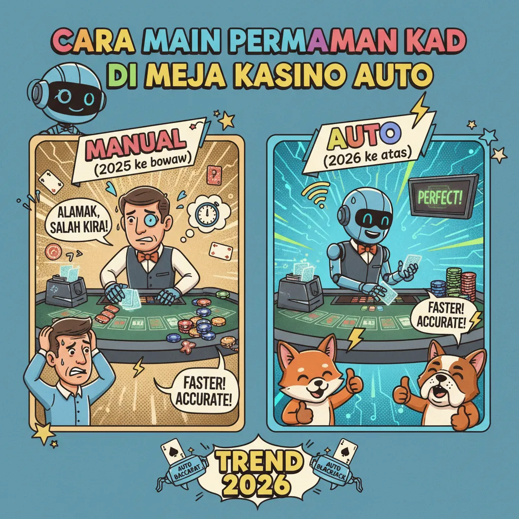 Cara Main Permainan Kad di Meja Kasino Auto