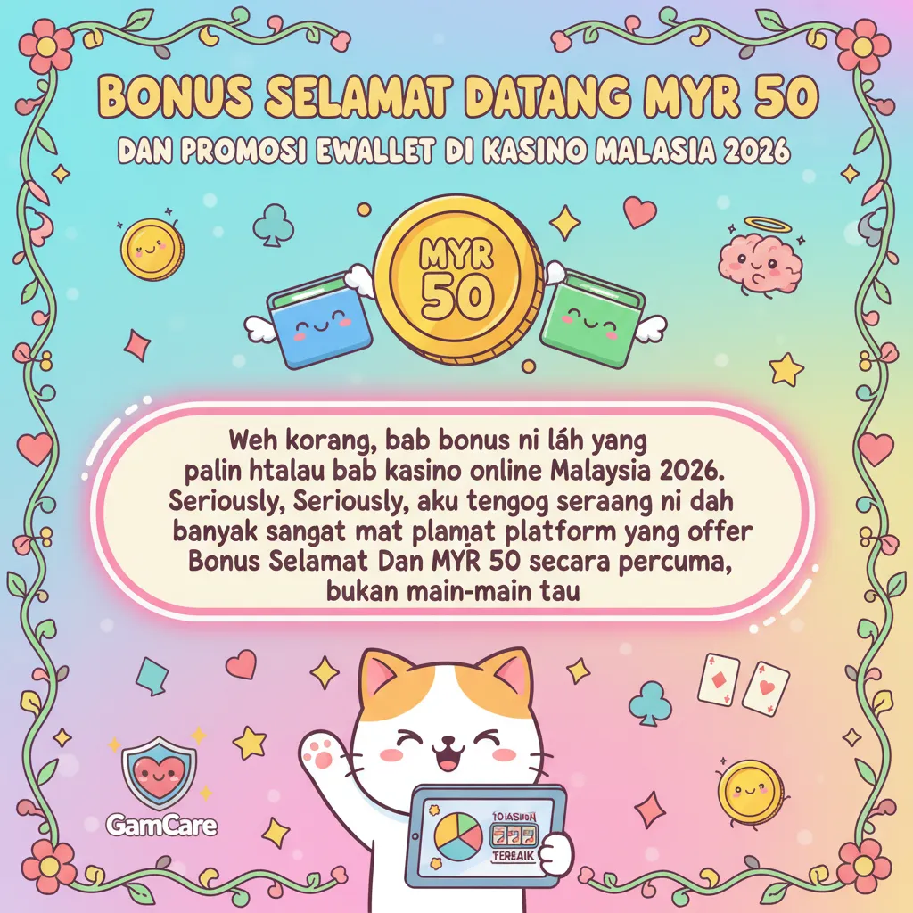 Bonus Selamat Datang MYR 50 dan Promosi EWallet di Kasino Malaysia 2026