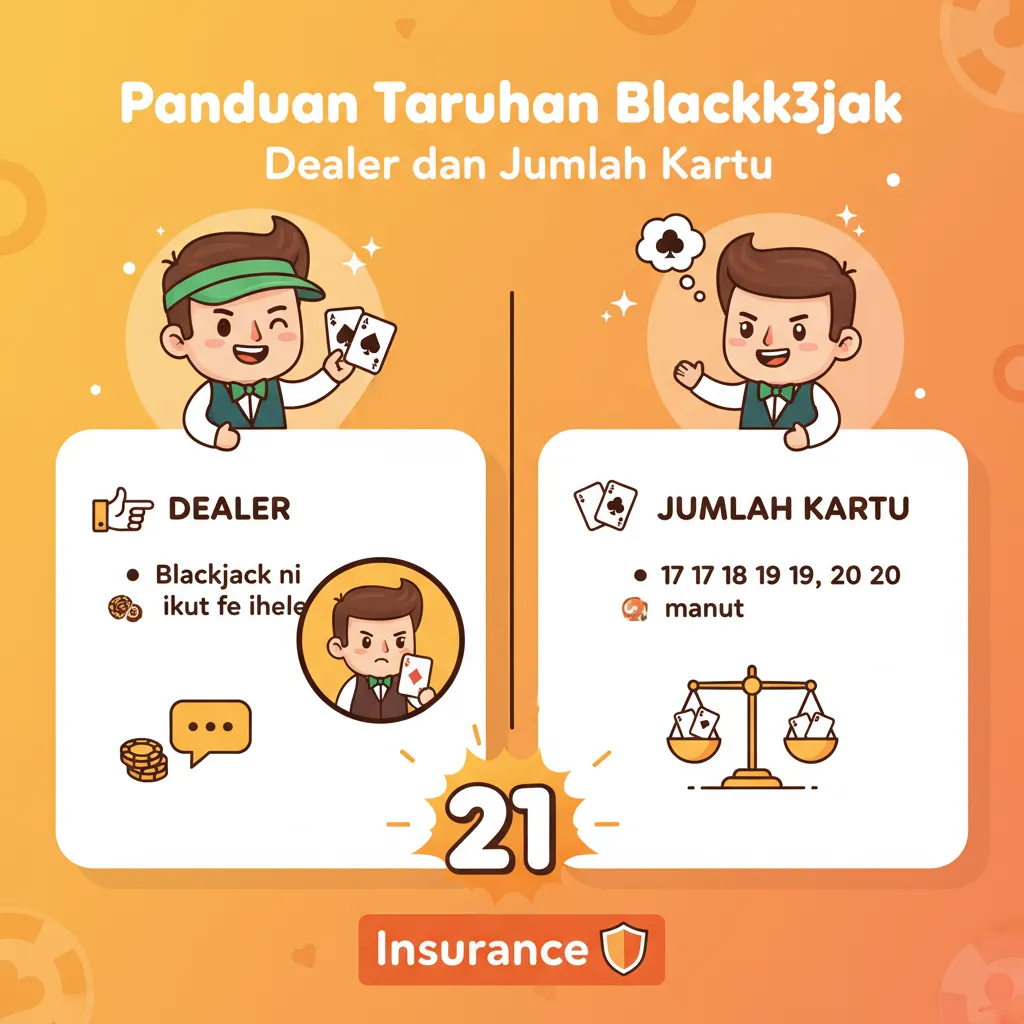 Panduan Taruhan Blackjack: Dealer dan Jumlah Kartu