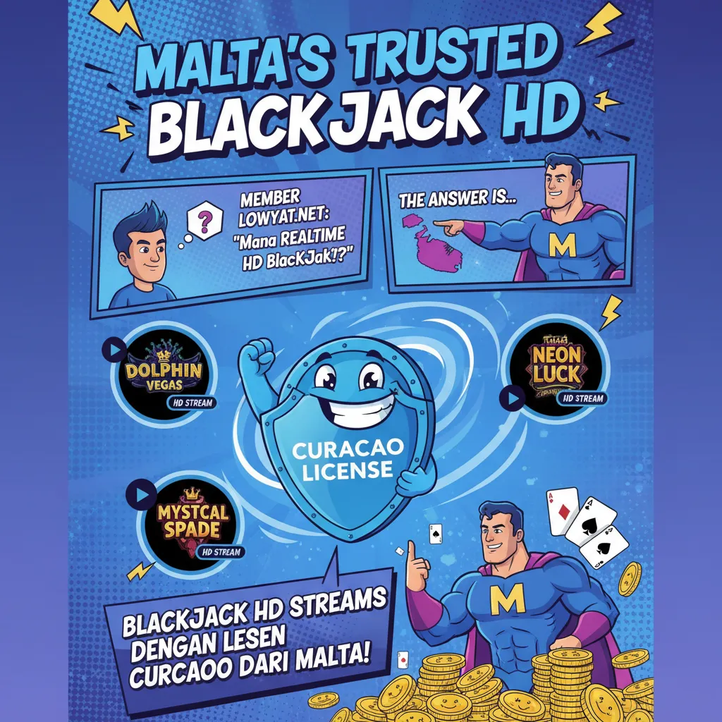 Pilihan Kasino Malaysia: Blackjack HD Streams & Lesen Curacao