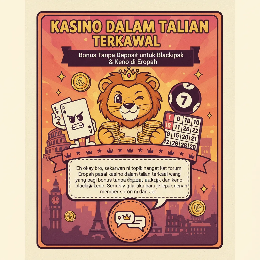 Kasino Dalam Talian Terkawal: Bonus Tanpa Deposit untuk Blackjack & Keno di Eropah