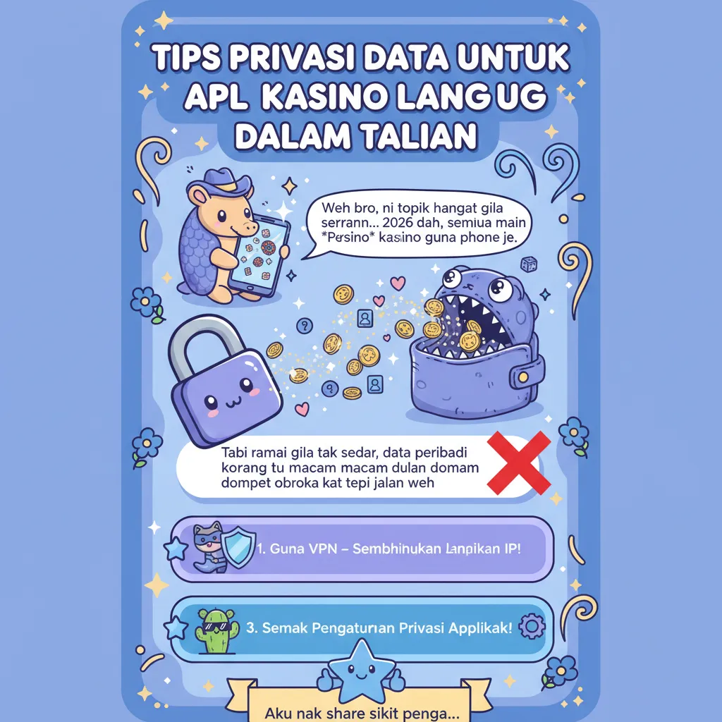 Tips Privasi Data untuk Apl Kasino Langsung Dalam Talian